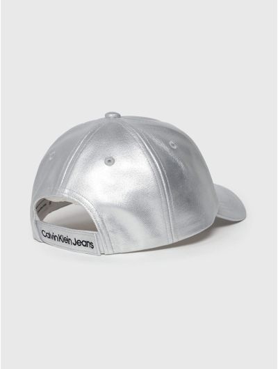 Gorra-Calvin-Klein-Logo-Niños-Plateado