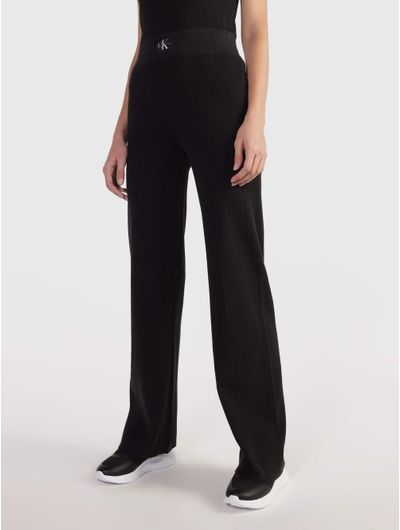 Pantalon-Calvin-Klein-Canale-Mujer-Negro