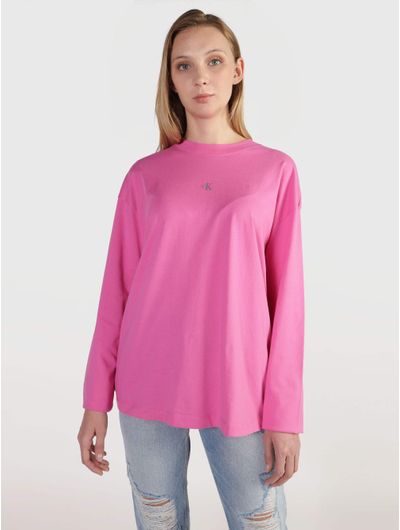 Playera-Calvin-Klein-Monograma-Mujer-Rosa