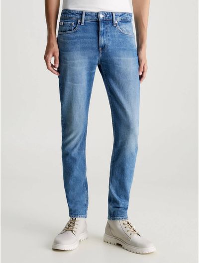 Jeans-Calvin-Klein-Slim-Tapered-Hombre-Azul