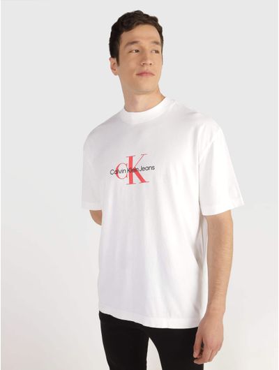 Playera-Calvin-Klein-Monograma-Hombre-Blanco