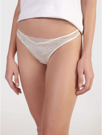 Tanga-Calvin-Klein-Black-Mujer-Beige