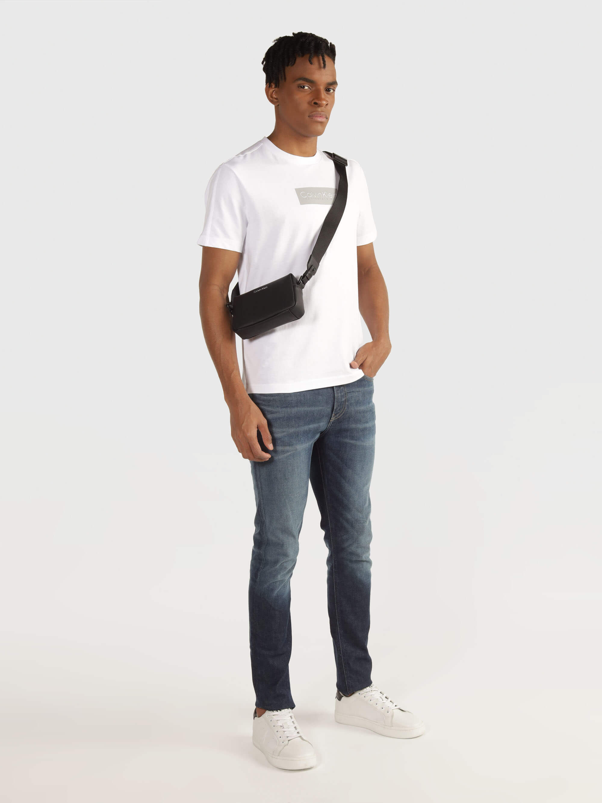 Bolsa Calvin Klein Camera Hombre Negro - Talla: Única