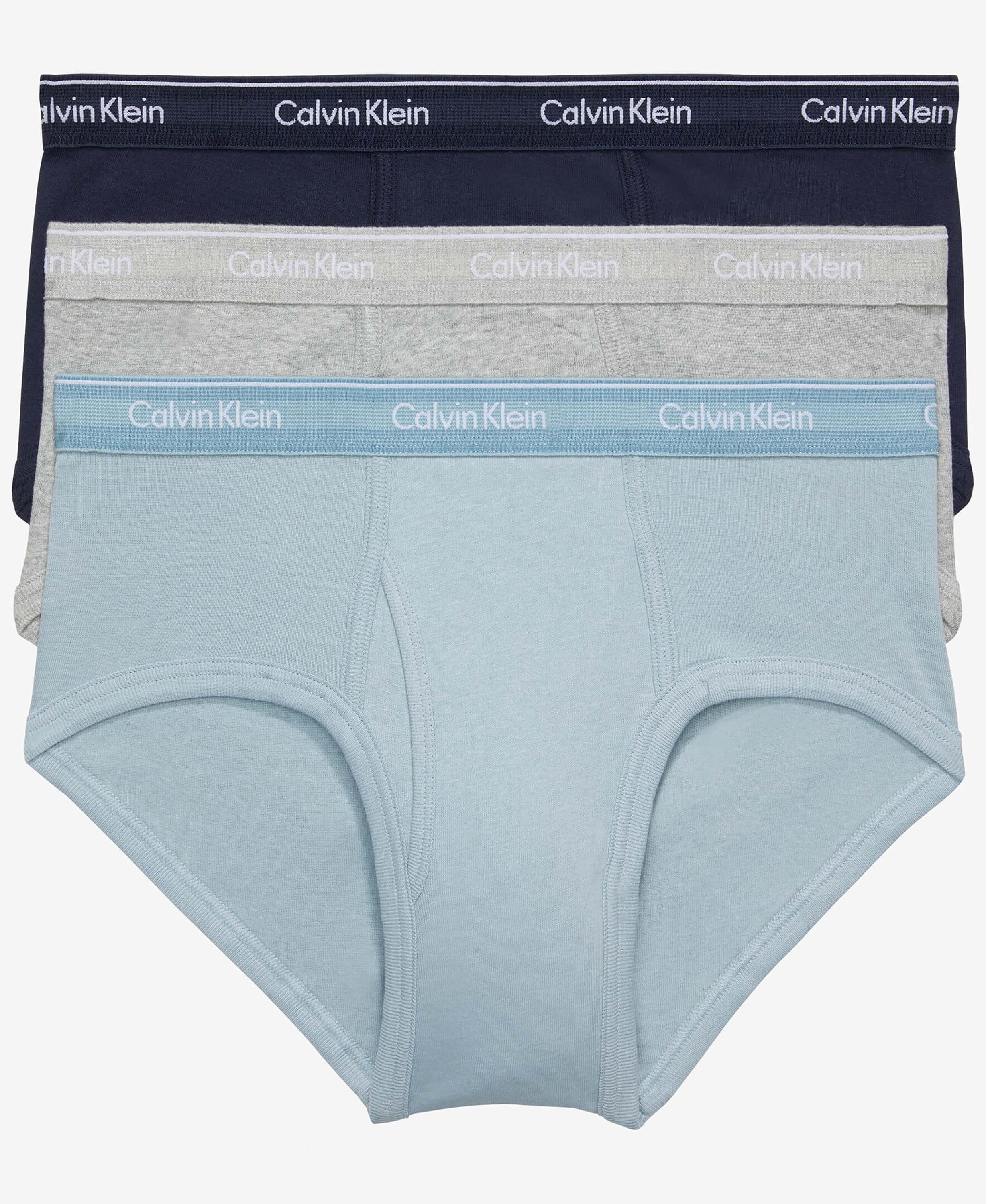 Briefs Calvin Klein Cotton Classics Paquete de 3 Azul