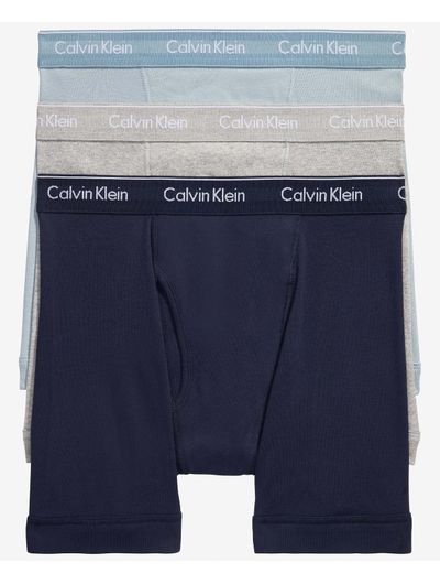 Boxers-Largos-Calvin-Klein-Cotton-Classics-Paquete-de-3-Azul