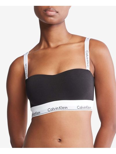 Bralette-Calvin-Klein-Modern-Cotton-Bandeau-Mujer-Negro