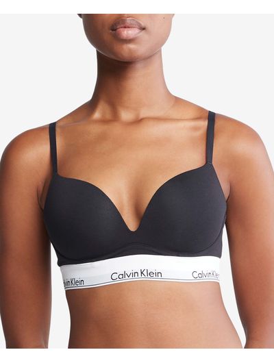 Brasier-Calvin-Klein-Modern-Cotton-Push-Up-Negro