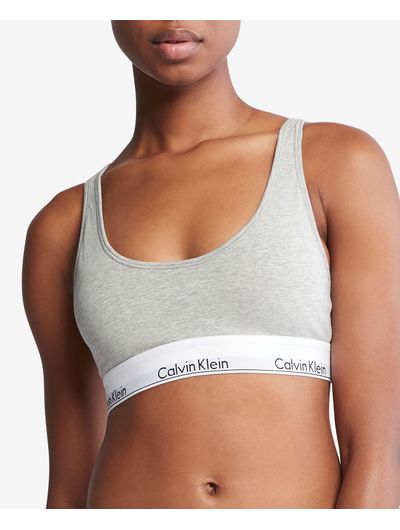 Bralette-Calvin-Klein-Modern-Cotton-Mujer-Gris