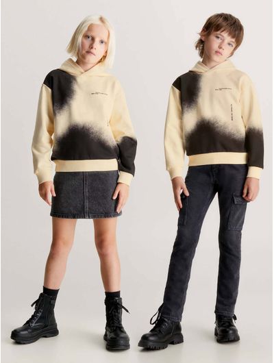 Sudadera-Calvin-Klein-Niños-Beige