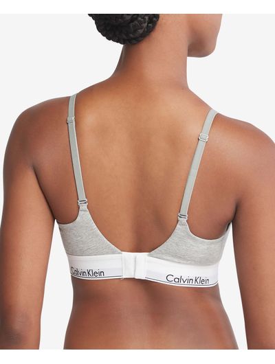 Brasier-Calvin-Klein-Modern-Cotton-Push-Up-Gris