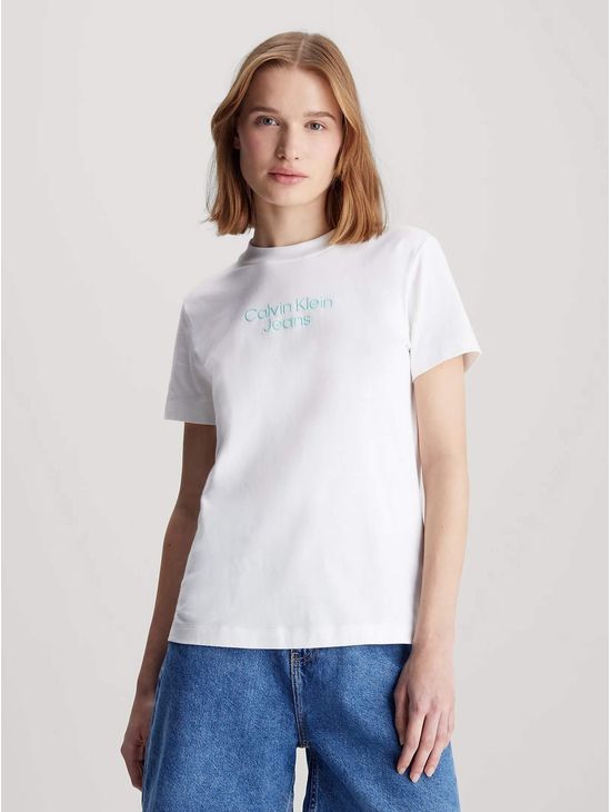 Playera-Calvin-Klein-Logo-Relieve-Mujer-Blanco