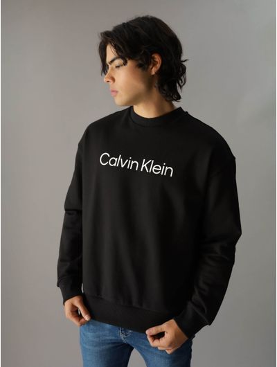 Sudadera-Calvin-Klein-con-Logo-Hombre-Negro
