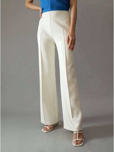 Pantalon-Calvin-Klein-con-Logo-Mujer-Beige