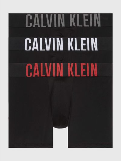 Briefs Calvin Klein Intense Power Hip Paquete de 3 Hombre Negro