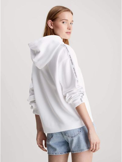 Sudadera-Calvin-Klein-Logo-Carousel-Mujer-Blanco