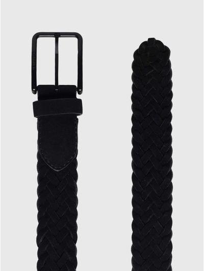 Cinturon-Calvin-Klein-Trenzado-Hombre-Negro