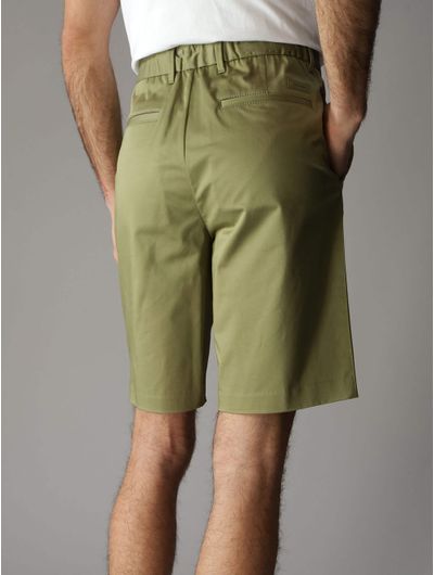 Bermuda-Calvin-Klein-Sateen-Stretch-Hombre-Verde