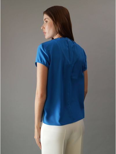 Blusa-Calvin-Klein-con-Logo-Mujer-Azul