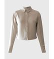 Camisa-Calvin-Klein-Cropped-Mujer-Beige
