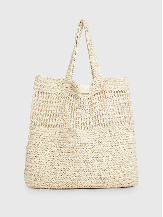 Tote-Calvin-Klein-Playero-de-Paja-Beige