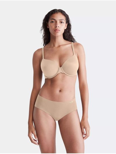 Brasier-Calvin-Klein-Perfectly-Fit-Memory-Touch-Push-Up-Mujer-Beige