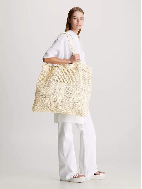 Tote-Calvin-Klein-Playero-de-Paja-Beige