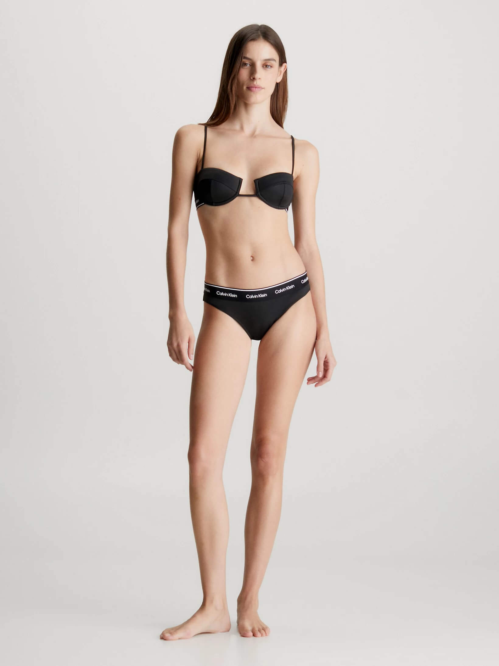Bikini Calvin Klein Traje de Baño Mujer Negro