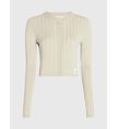 Cardigan-Calvin-Klein-Canale-Mujer-Beige