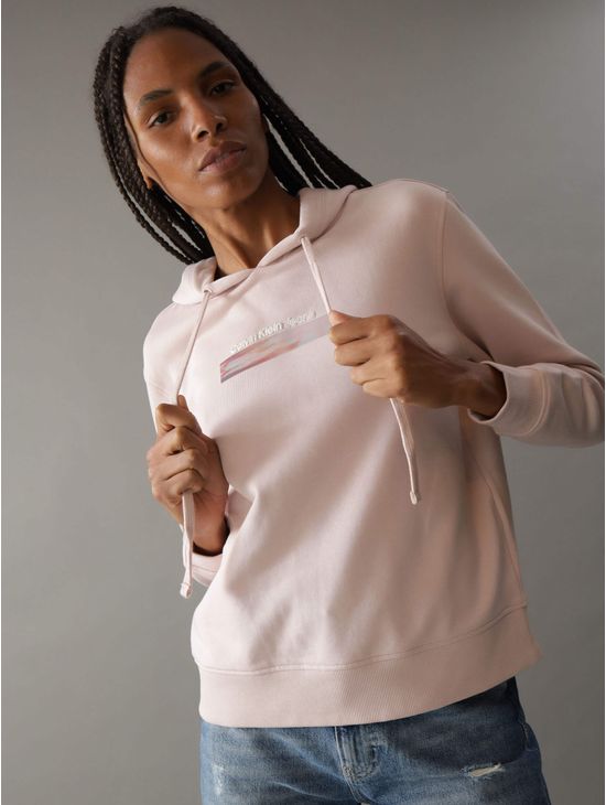 Sudadera-Calvin-Klein-con-Logo-Mujer-Rosa