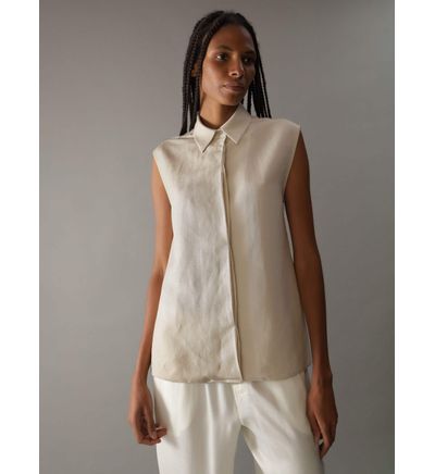 Camisa blanca mujer calvin klein online