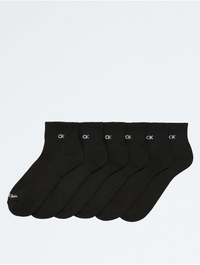 Calcetines-Calvin-Klein-Paquete-de-6-Hombre-Negro