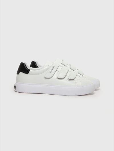 Tenis-Calvin-Klein-de-Piel-Mujer-Blanco