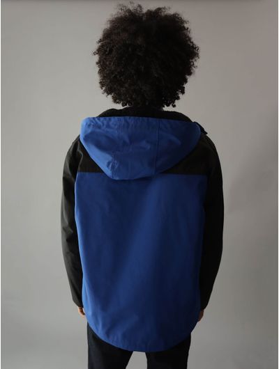 Sudadera-Calvin-Klein-Logo-Hombre-Azul