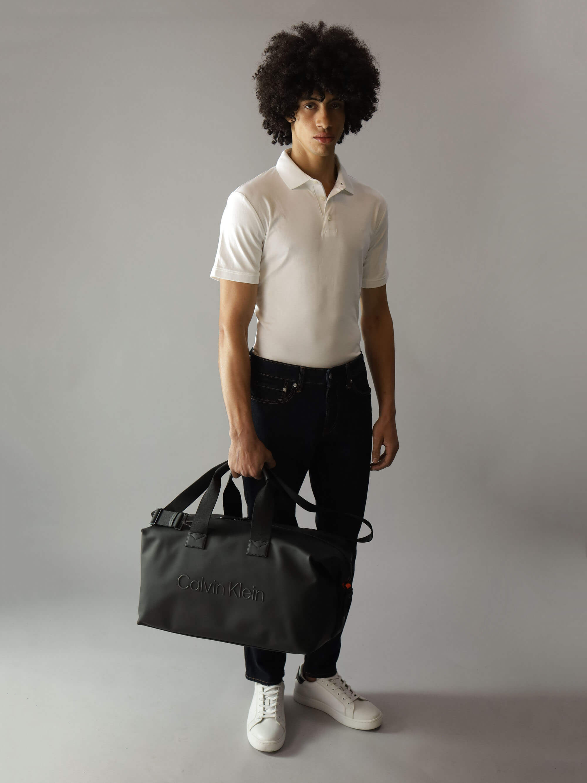 Bolsa Calvin Klein de Viaje Hombre Negro - Talla: Única