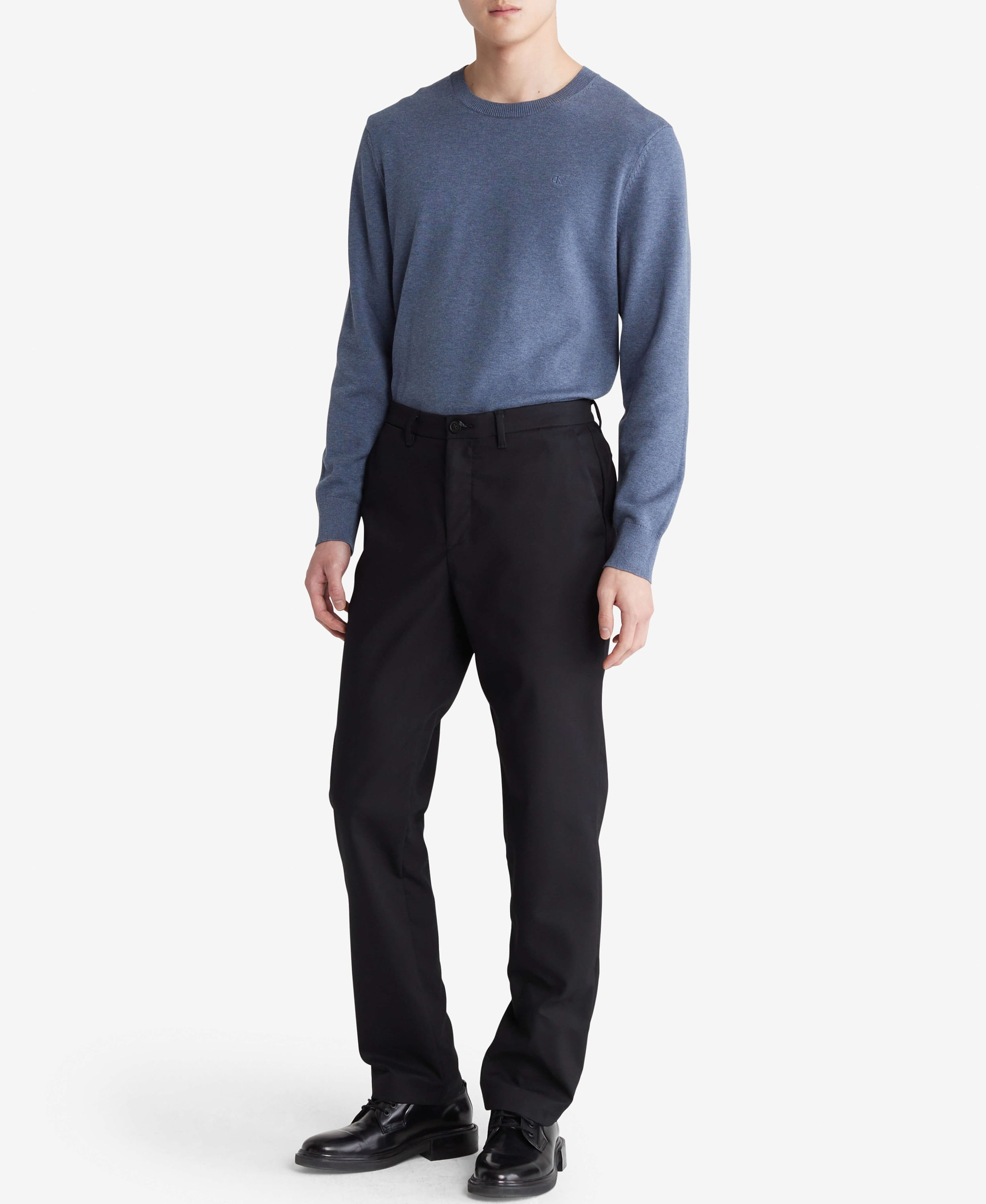 Suéter Calvin Klein Monograma Hombre Azul
