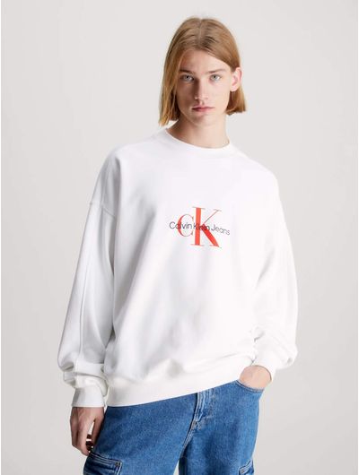 Sudadera-Calvin-Klein-Monologo-Oversized-Hombre-Blanco