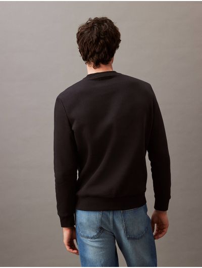 Sudadera-Calvin-Klein-Monologo-Hombre-Negro