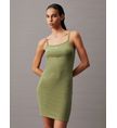 Vestido-Calvin-Klein-Corto-Tirantes-Mujer-Verde