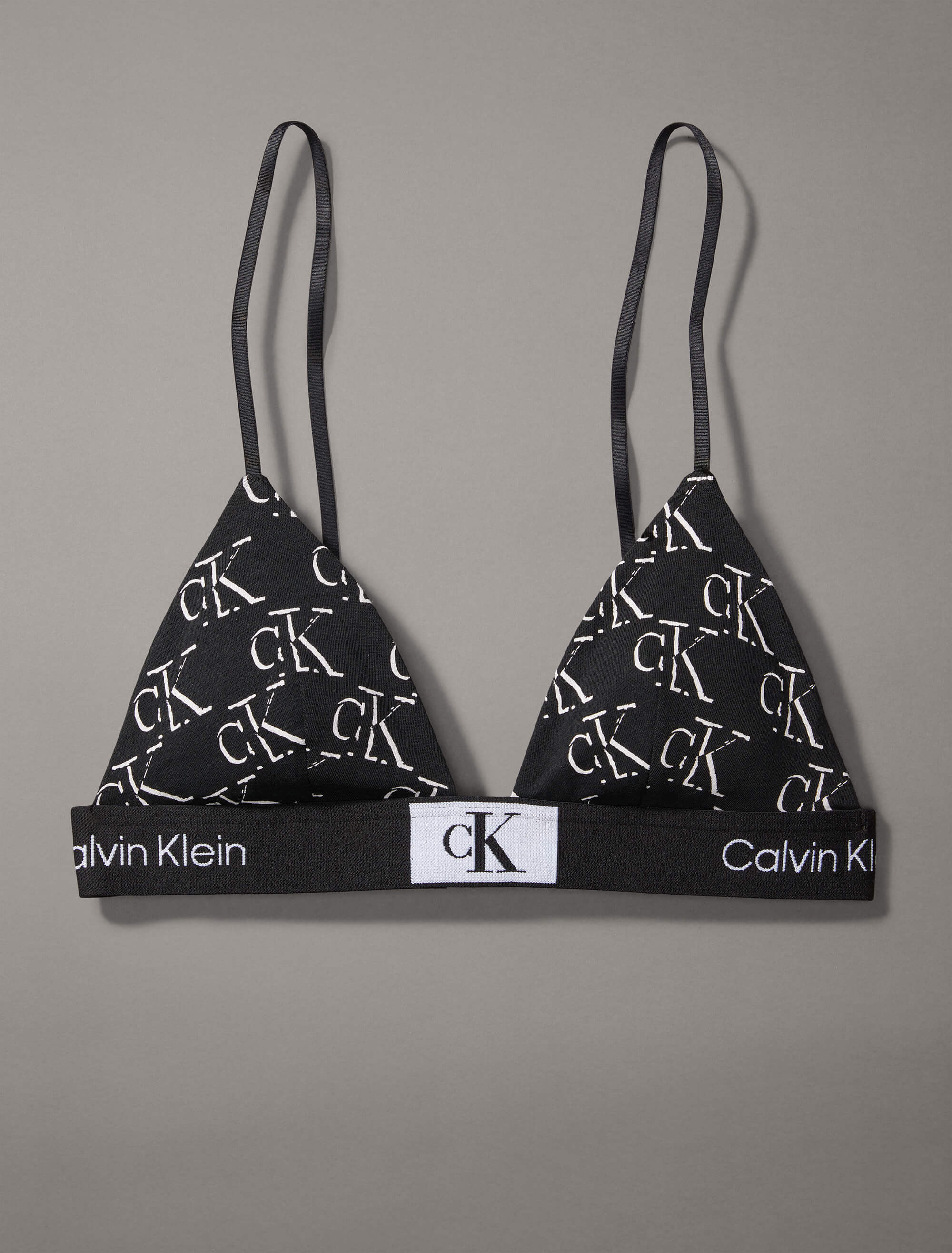 Bra Calvin Klein CK1996 Triangle Mujer Negro