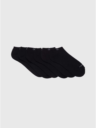 Calcetas-Calvin-Klein-con-Logo-Bordado-Paquete-de-6-Hombre-Negro