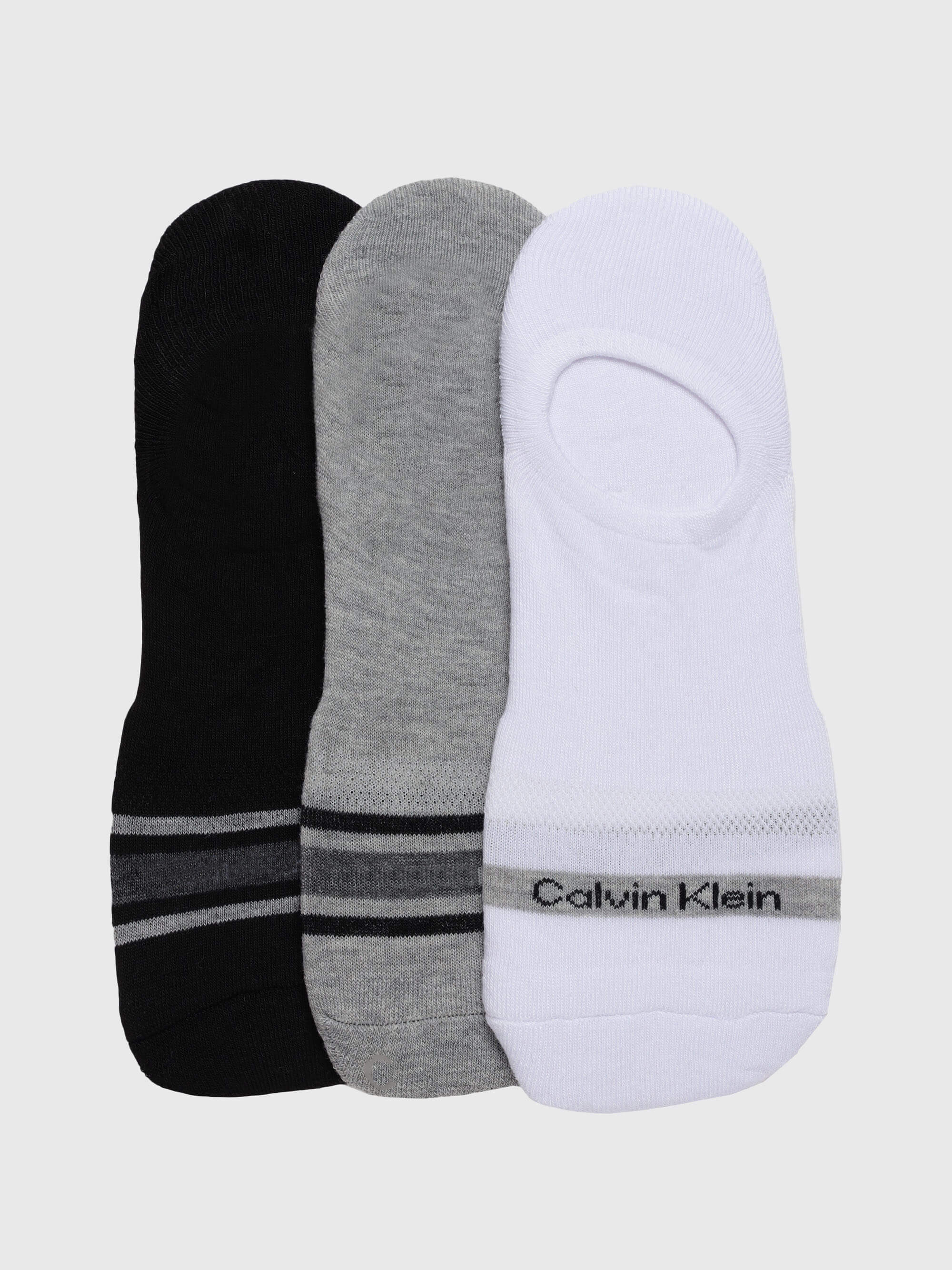 Calcetines Calvin Klein con Logo Bordado Paquete de 3 Hombre Multicolor - Talla: Única