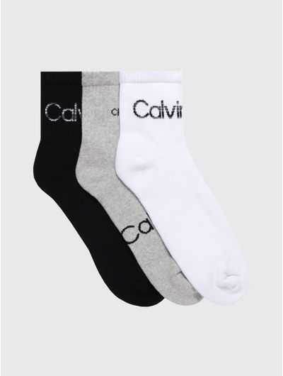 Calcetas-Calvin-Klein-con-Logo-Bordado-Paquete-de-3-Hombre-Multicolor
