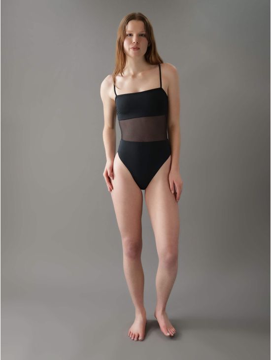 Traje-de-Baño-Calvin-Klein-con-Bloque-Traslucido-Mujer-Negro