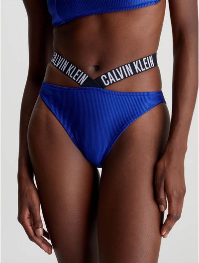 Traje-de-Baño-Calvin-Klein-con-Logo-Mujer-Azul