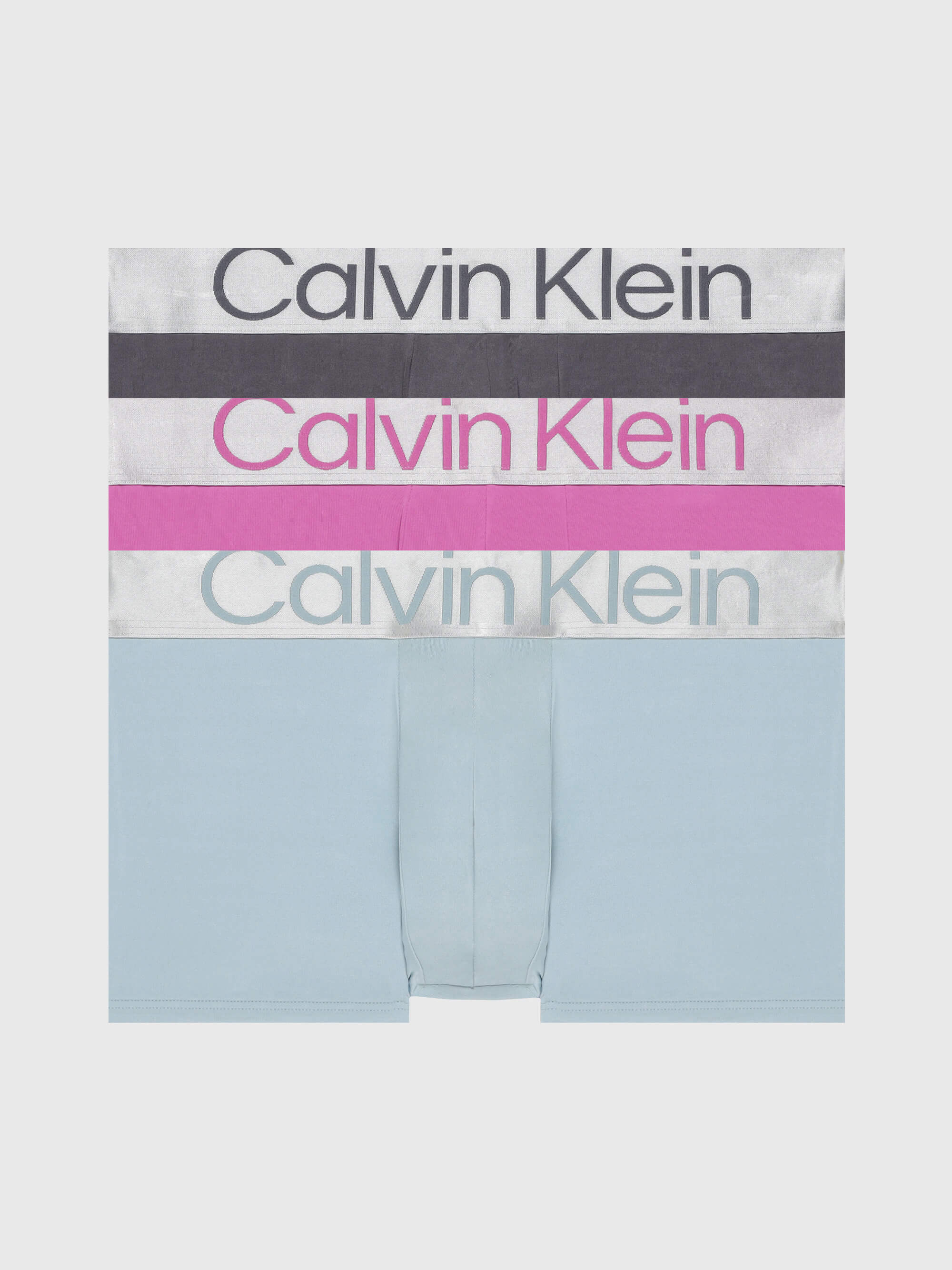 Trunks Calvin Klein Reconsidered Steel Paquete de 3 Hombre Multicolor