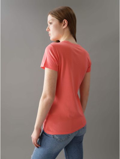 Playera-Calvin-Klein-con-Logo-Mujer-Naranja