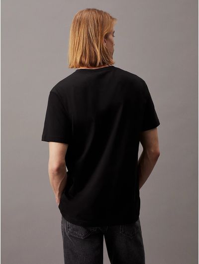 Playera-Calvin-Klein-Monograma-Diseño-Hombre-Negro