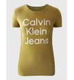Playera-Calvin-Klein-con-Logo-Metalizado-Mujer-Verde-Olivo
