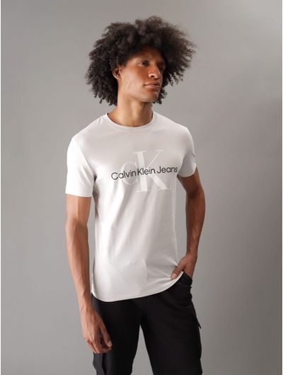 Playera-Calvin-Klein-Logo-Estampado-Hombre-Gris