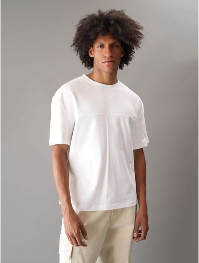 Playera-Calvin-Klein-Bloque-Acanalado-Hombre-Blanco